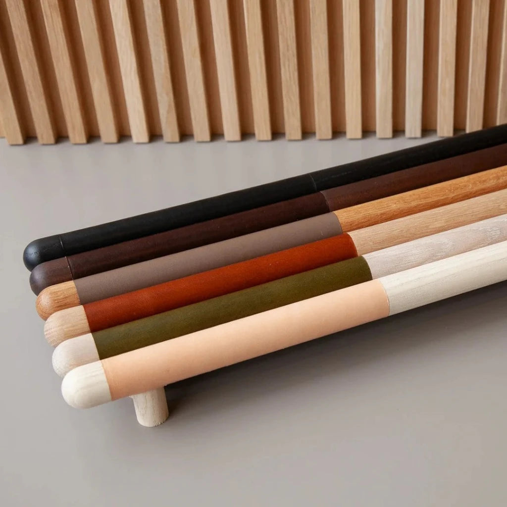 Chapman Wood Appliance Bar Pulls With Half Leather - Image 54
