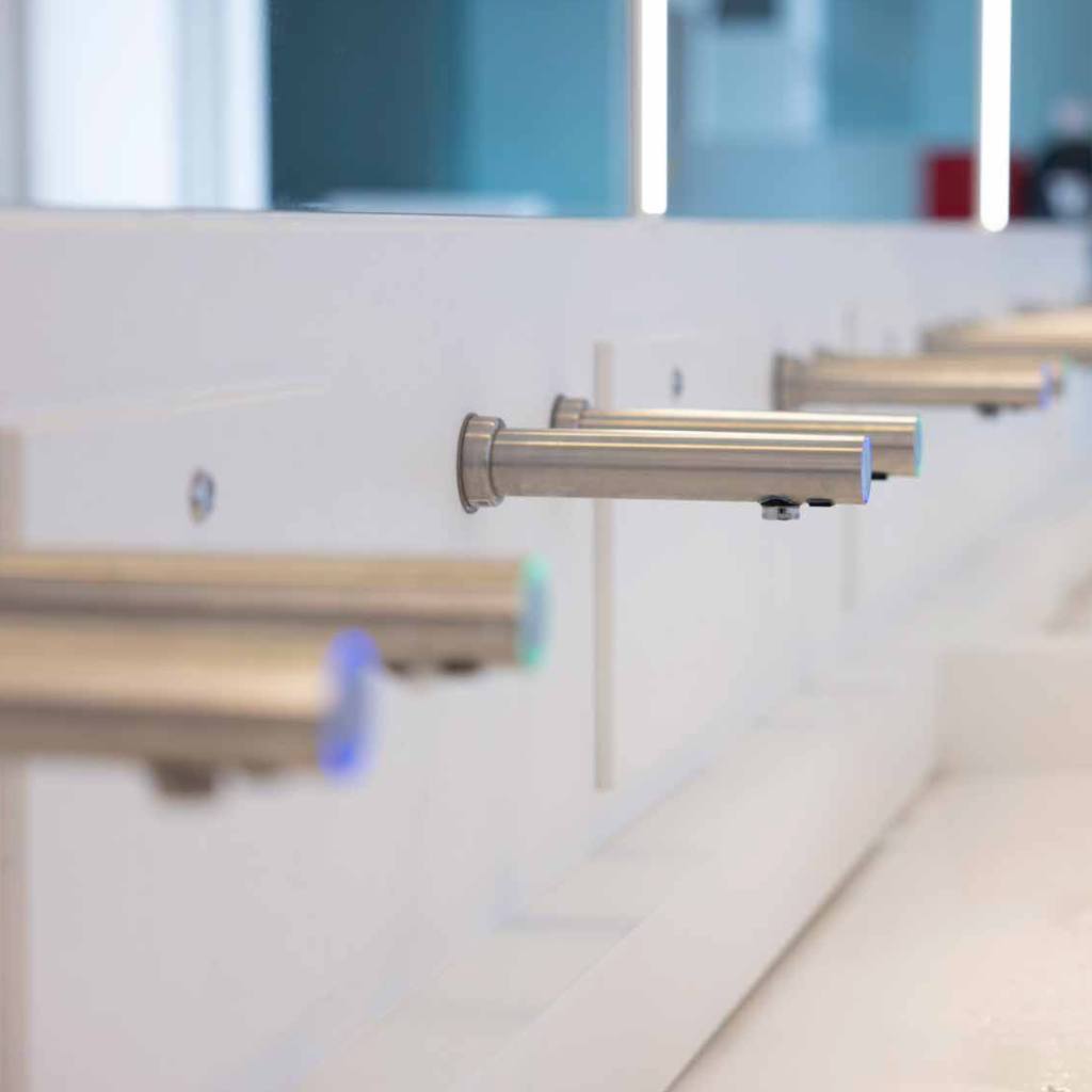 Dan Dryer Wall-Mounted Hand Wash, Soap & Air Dry System