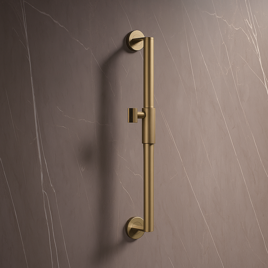 Hewi 900 Shower Rail with magnetic shower head holder