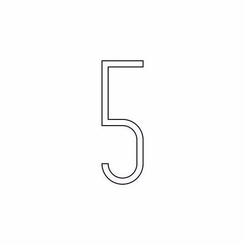 Lixht Aluminum Numbers Large - Image 12