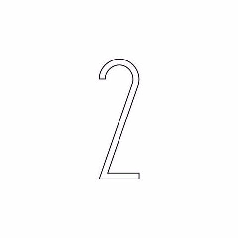 Lixht Aluminum Numbers Small - Image 9