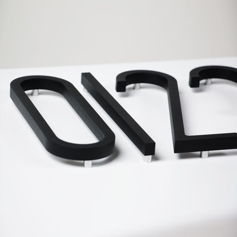 Lixht Aluminum Numbers Small