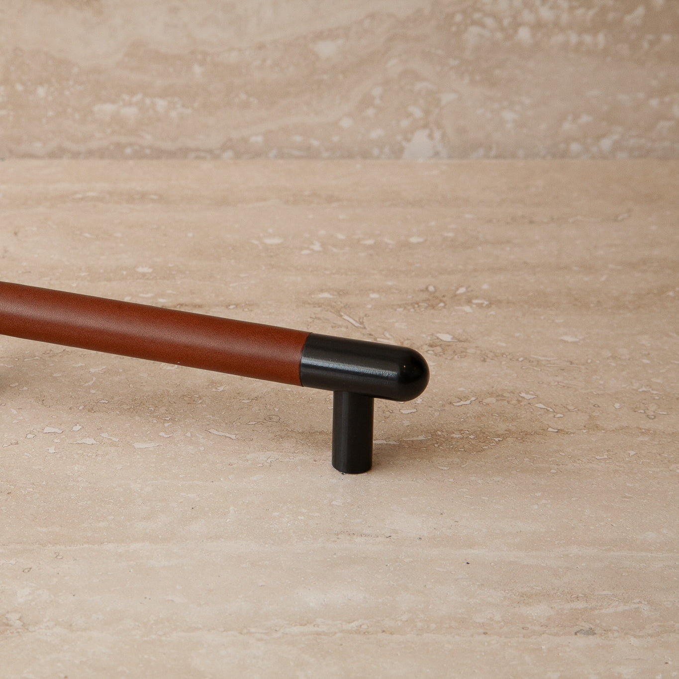 Mineral Leather Wrapped Metal Appliance Bar Pull - Image 19