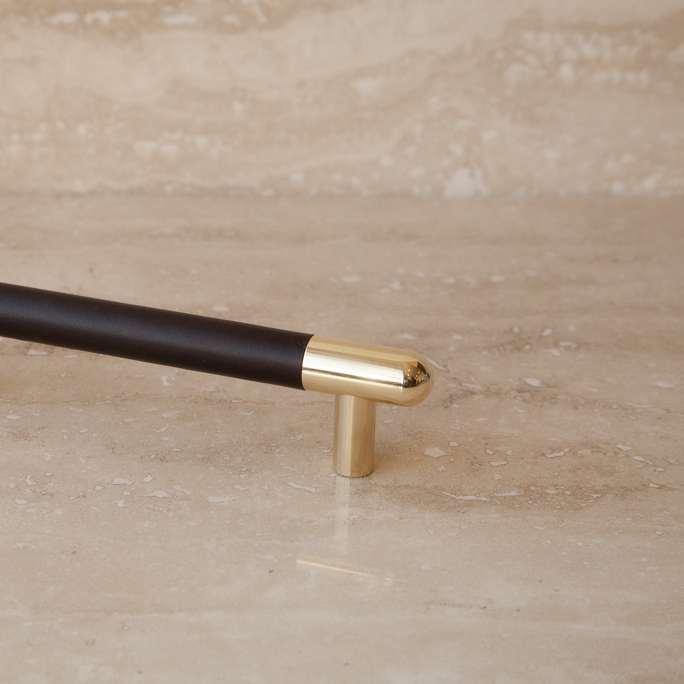 Mineral Leather Wrapped Metal Appliance Bar Pull - Image 29