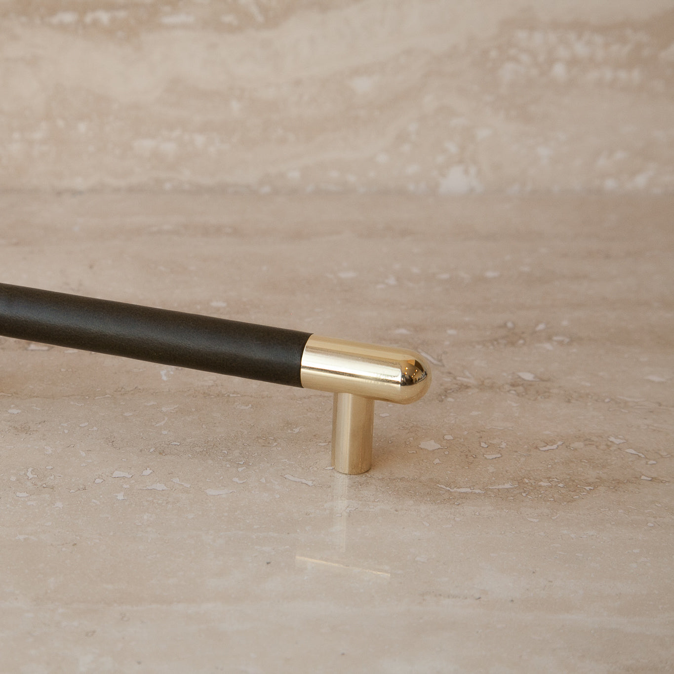 Mineral Leather Wrapped Metal Appliance Bar Pull - Image 30