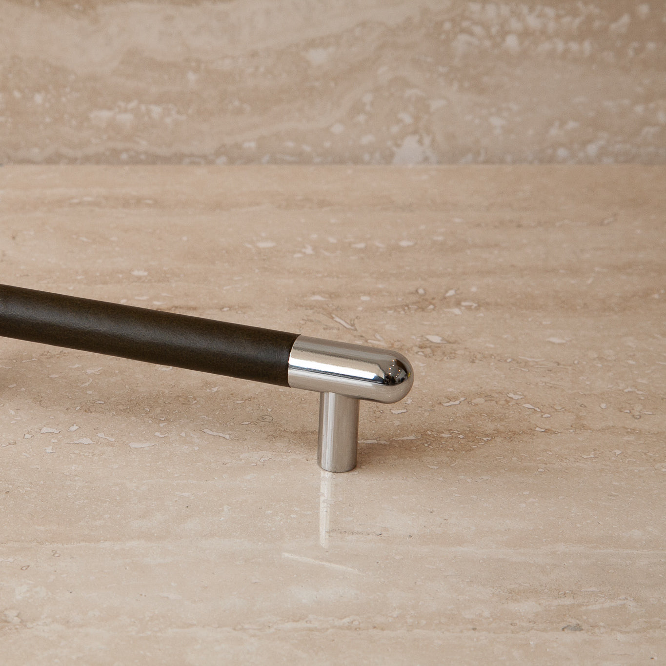 Mineral Leather Wrapped Metal Appliance Bar Pull - Image 33