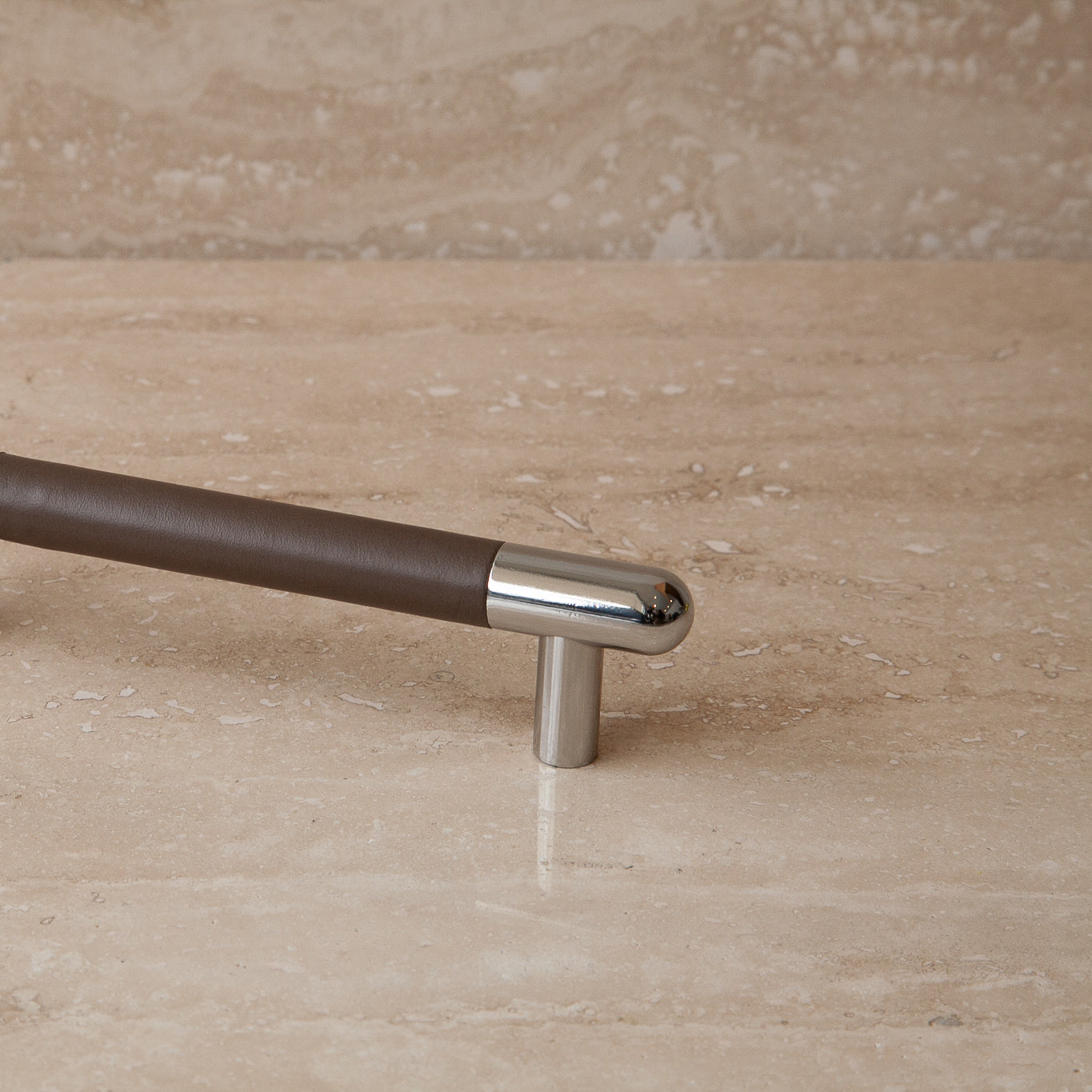 Mineral Leather Wrapped Metal Appliance Bar Pull - Image 36