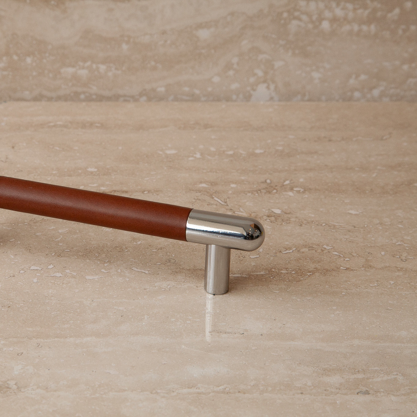 Mineral Leather Wrapped Metal Appliance Bar Pull - Image 37