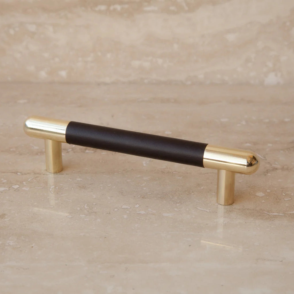 Mineral Leather Wrapped Metal Bar Pull - Image 11