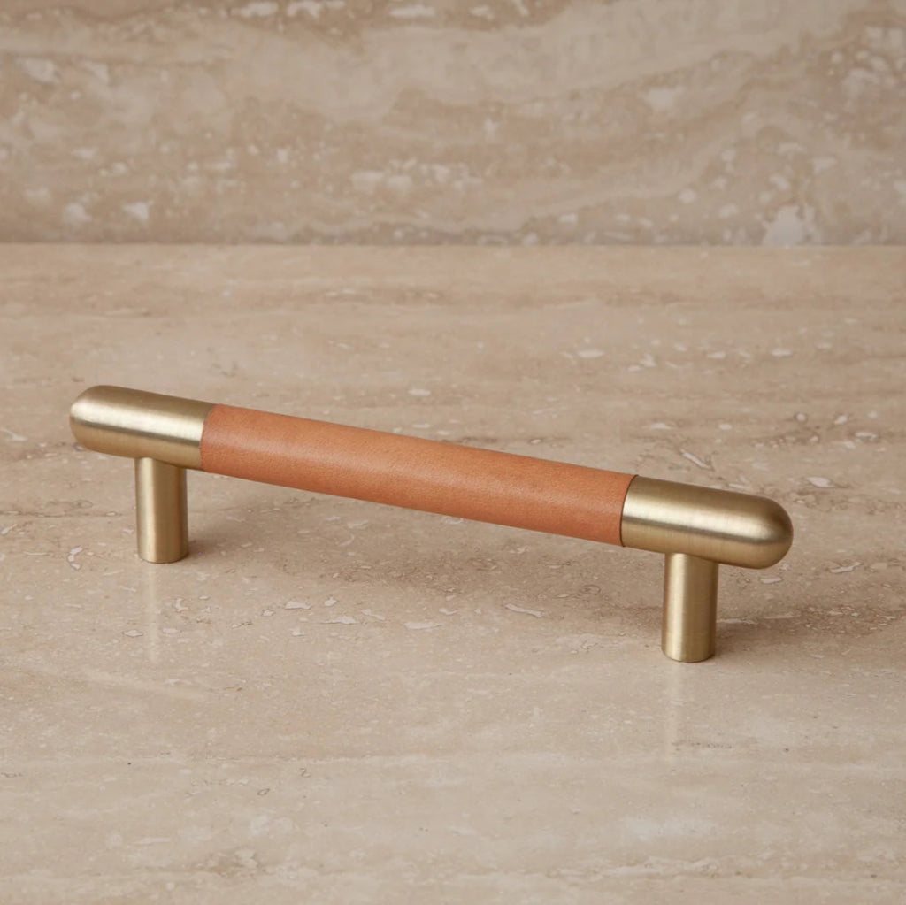 Mineral Leather Wrapped Metal Bar Pull - Image 13