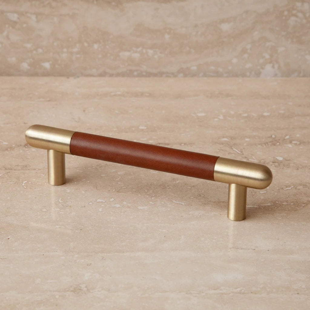 Mineral Leather Wrapped Metal Bar Pull - Image 14