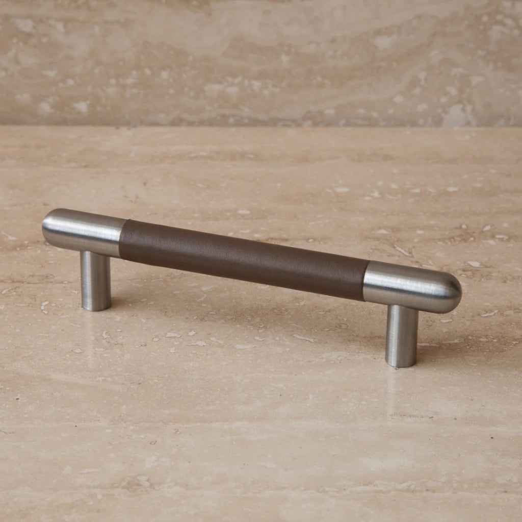 Mineral Leather Wrapped Metal Bar Pull - Image 19