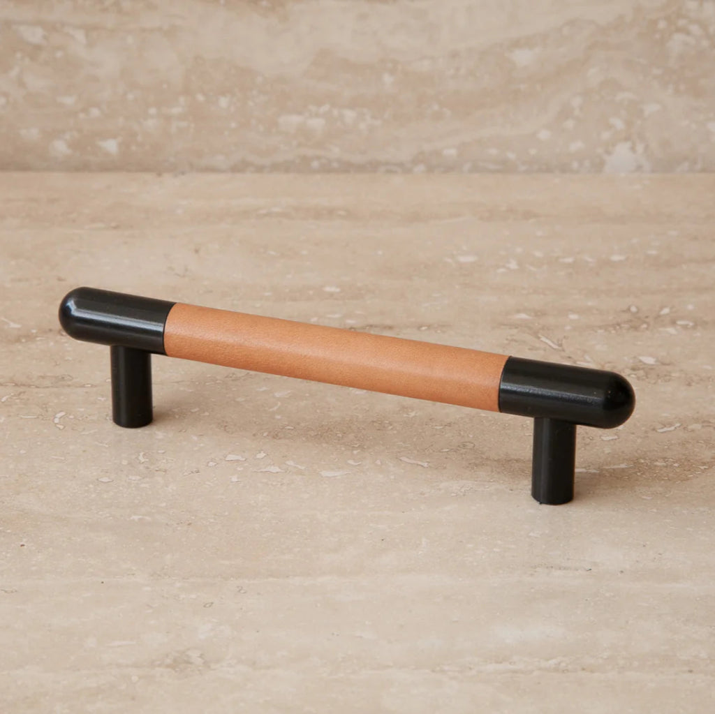 Mineral Leather Wrapped Metal Bar Pull - Image 30