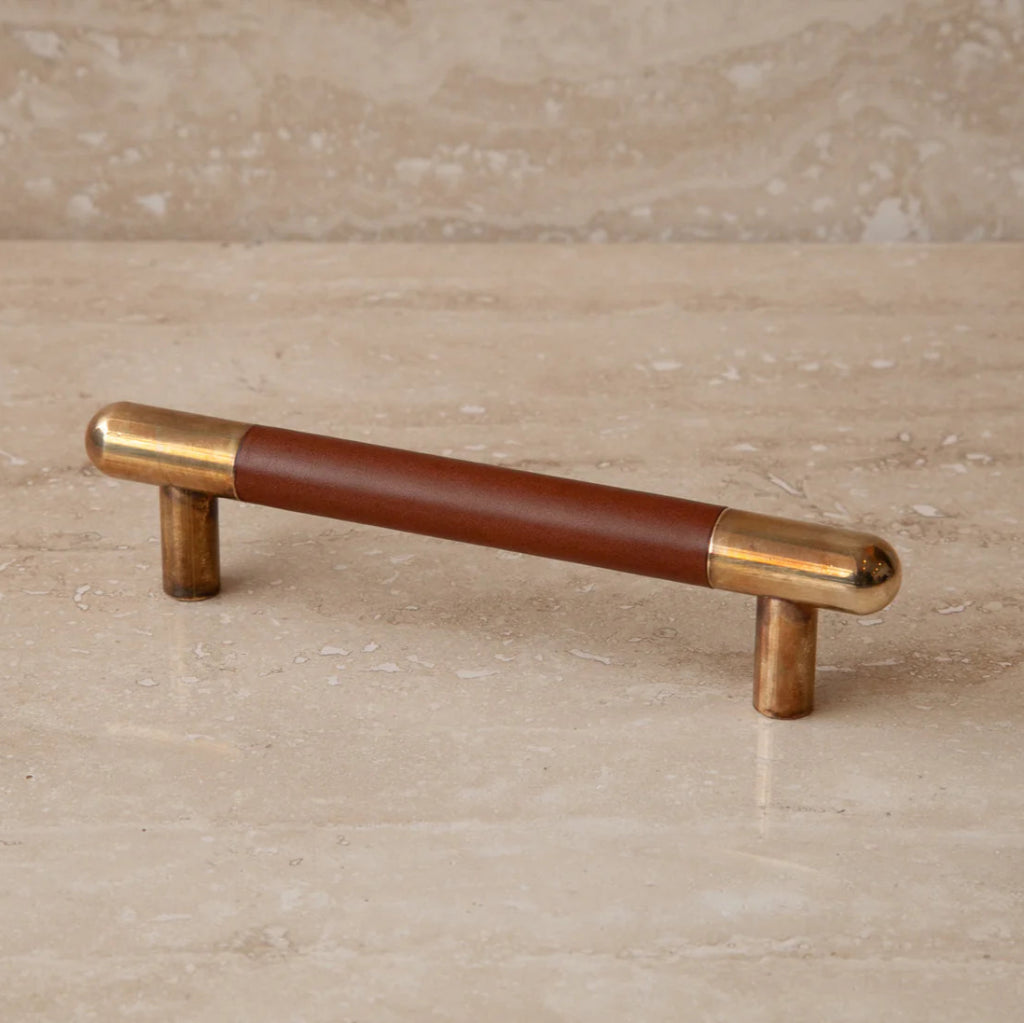 Mineral Leather Wrapped Metal Bar Pull - Image 38