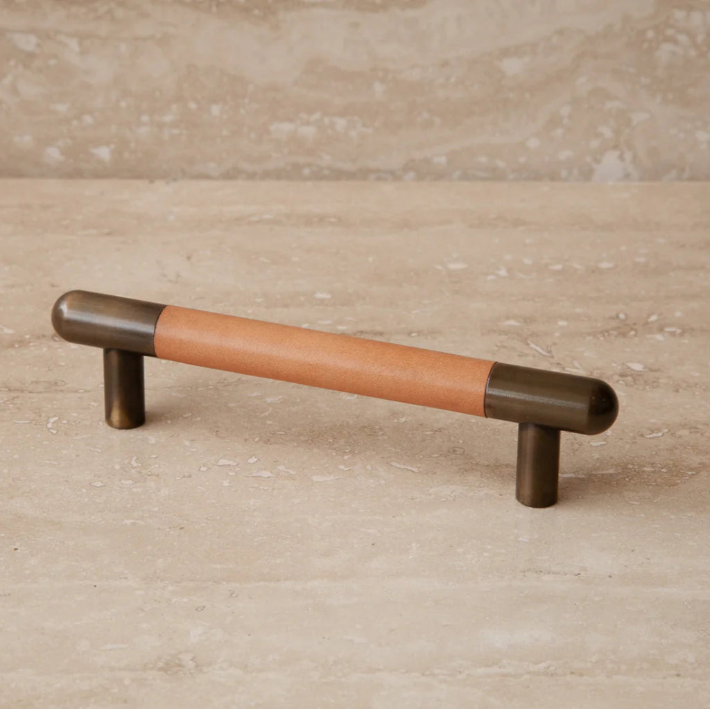 Mineral Leather Wrapped Metal Bar Pull - Image 44