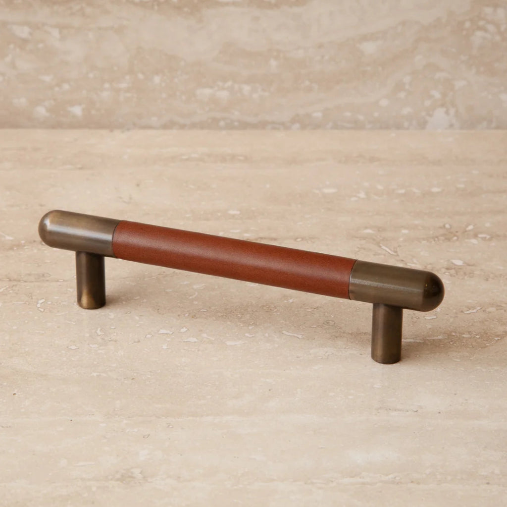 Mineral Leather Wrapped Metal Bar Pull - Image 45