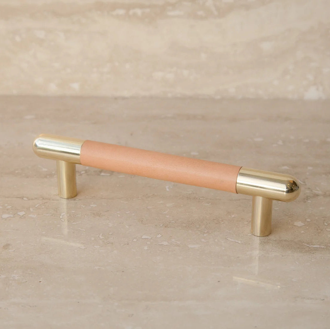 Mineral Leather Wrapped Metal Bar Pull - Image 9