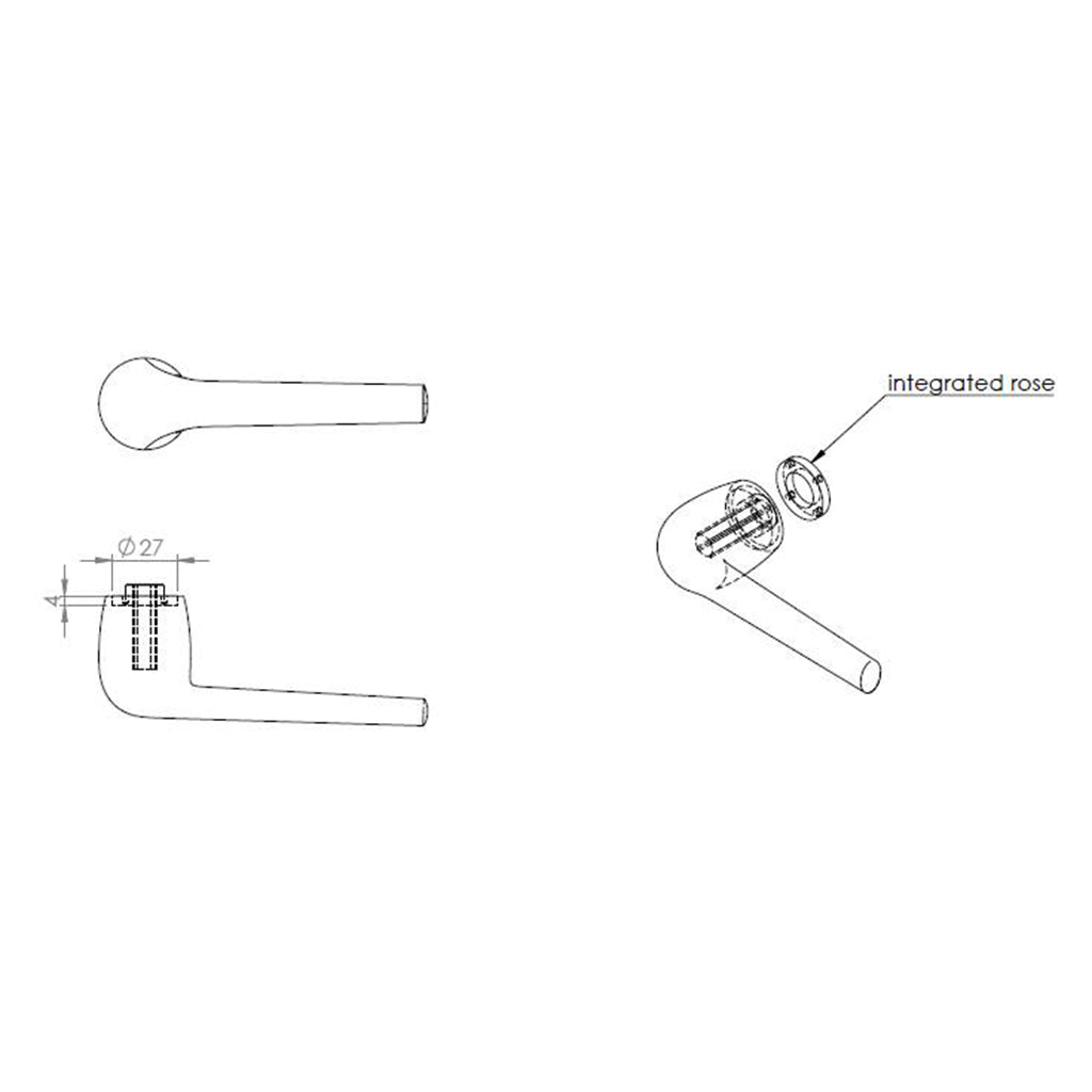 Rene Door Lever Handle - Image 6