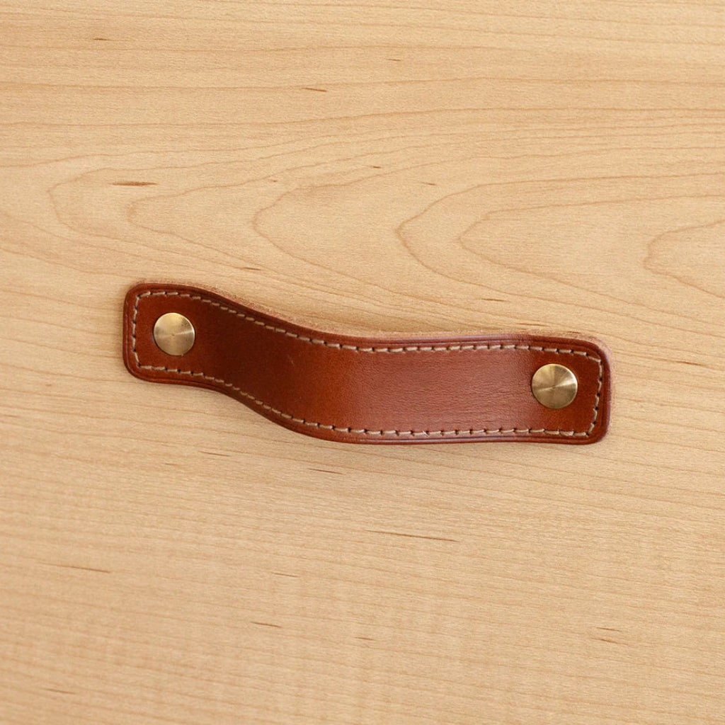 ST-SP02 Stitched Leather Strap Pull