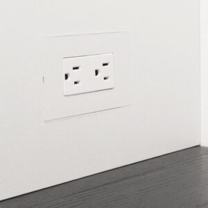 Smoothline Flush Mount Wall Plate: Alternate Material Mount