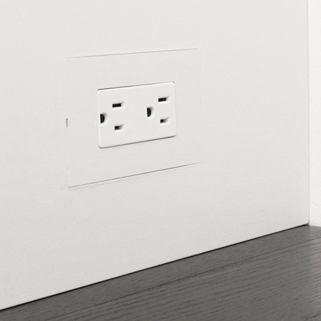 Smoothline Flush Mount Wall Plate: Router Template for Installation for Wood