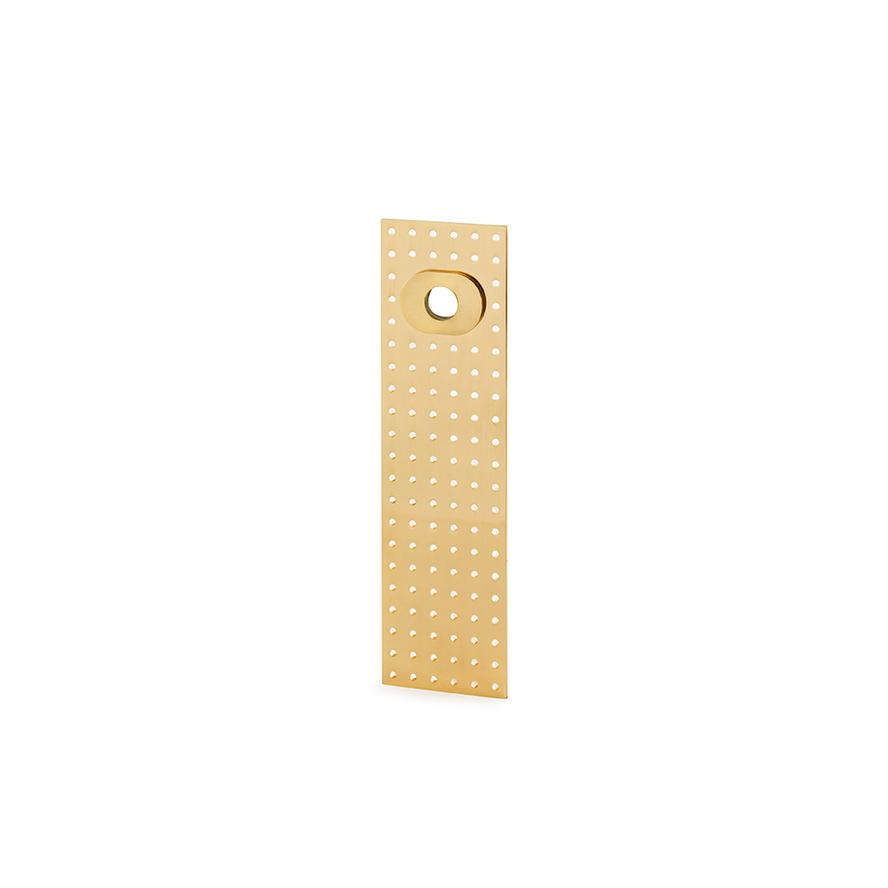 Stardust Perforated Door Lever Handle on Rose - Image 8