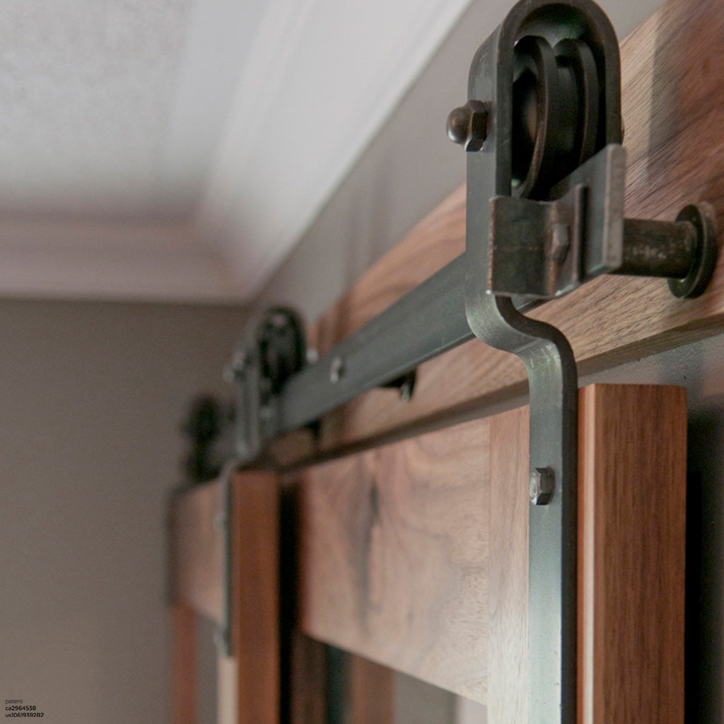 Telescopic Bypass Barn Door Hardware - Image 2