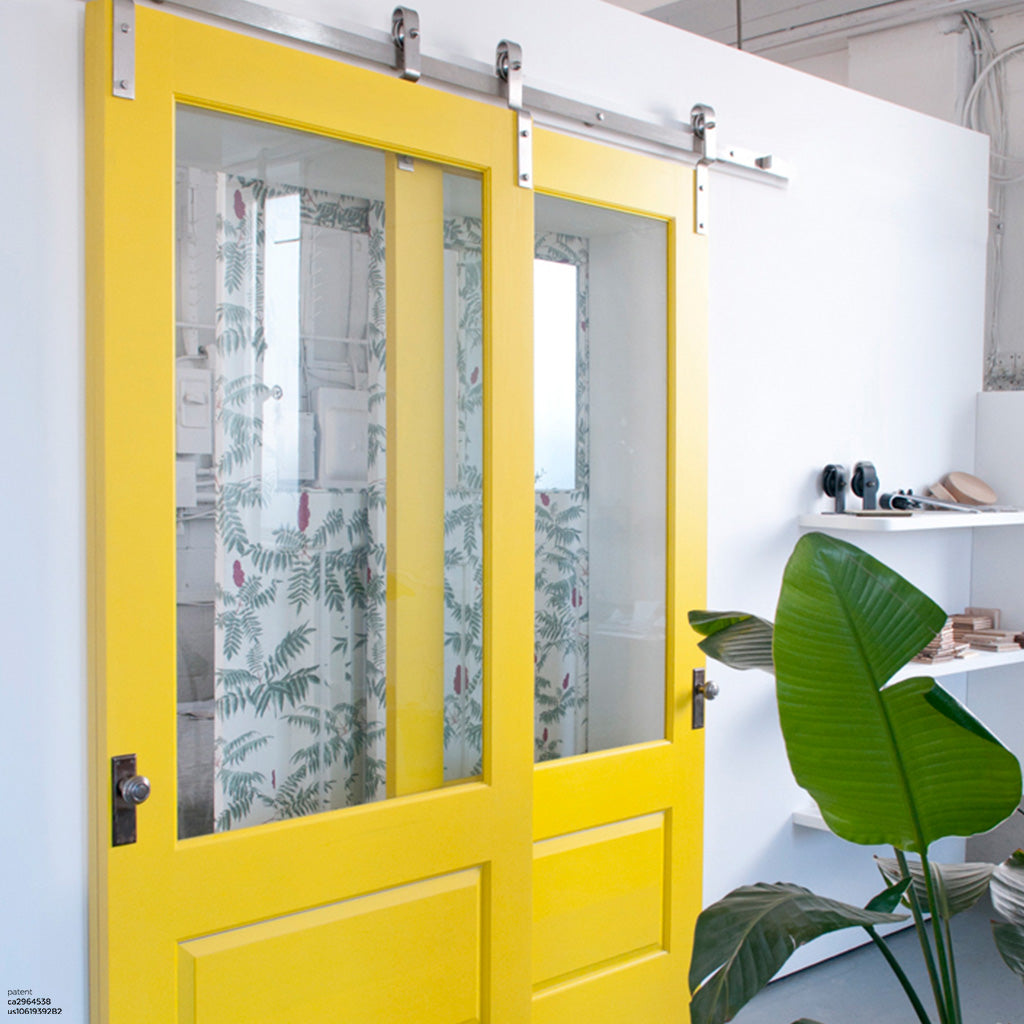 Telescopic Bypass Barn Door Hardware - Image 6