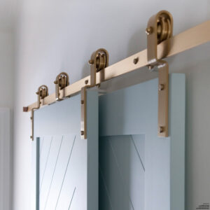 Telescopic Bypass Barn Door Hardware